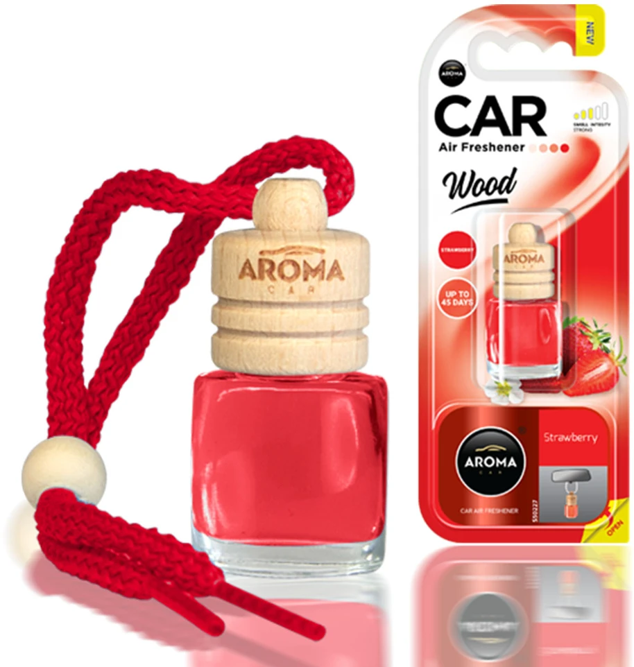 Aroma Car Oro gaiviklis medienos braškių aromatas