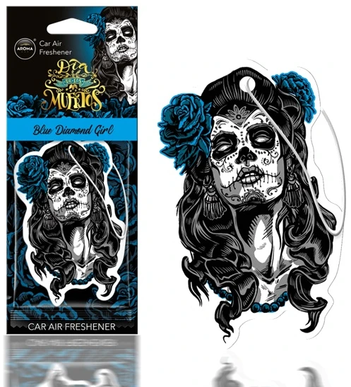 Aroma Car Air Freshener muertos mėlynas deimantų mergina