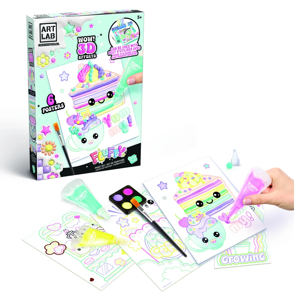 Canal Toys Art Lab Meno laboratorija – pūkuotų dažų rinkinys (123019)