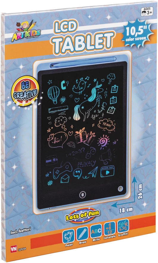 „Artkids“ – LCD planšetė 26 x 18 cm (32934)