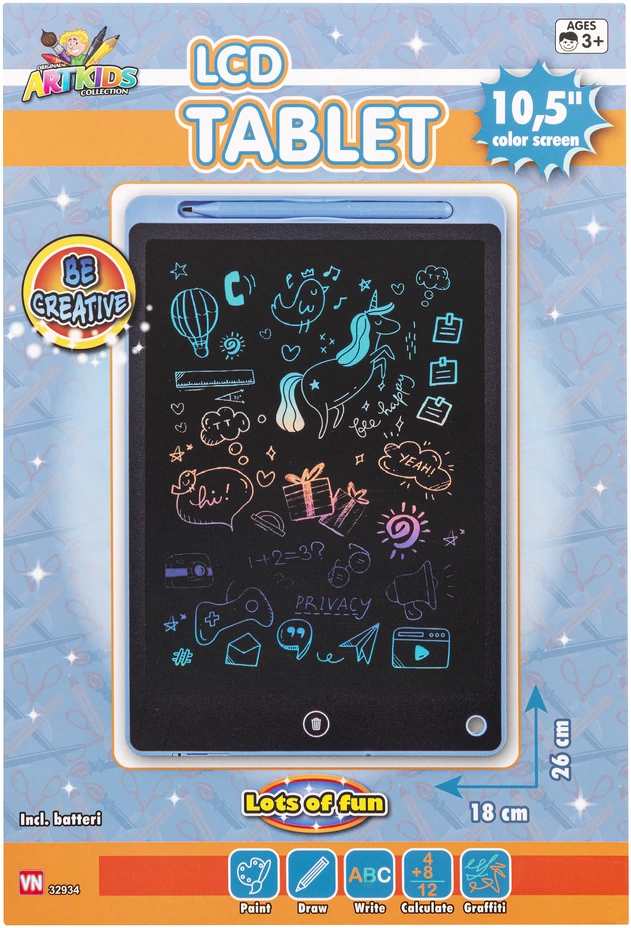 „Artkids“ – LCD planšetė 26 x 18 cm (32934)