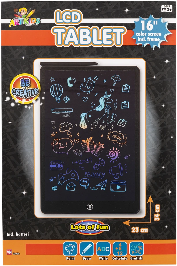 „Artkids“ – LCD planšetė 34,5 x 23 cm (32938)