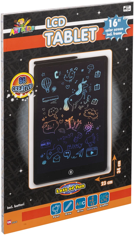 „Artkids“ – LCD planšetė 34,5 x 23 cm (32938)