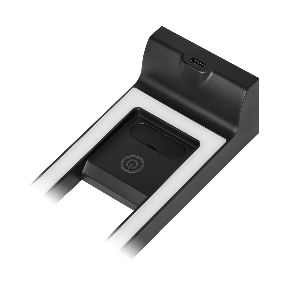 Orno ARTUS 3 LED šviestuvų komplektas po spintele, 3x3W, 3x225lm, 4000K, su jutikliniu jungikliu ir USB, juodos spalvos