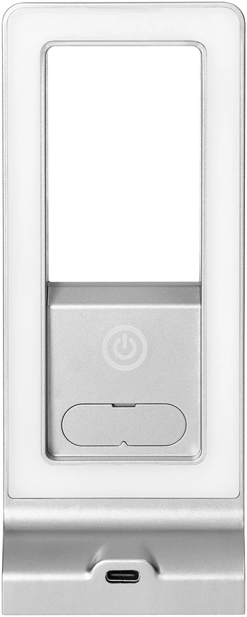 Orno ARTUS LED po spintele montuojamas šviestuvas 3W, 225lm, 4000K, su jutikliniu jungikliu ir USB, pilkas