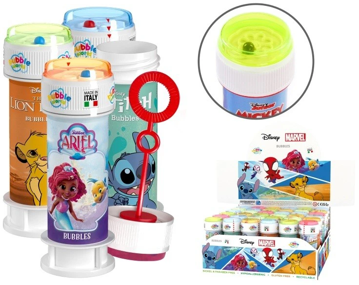 Artyk Bańki Muilo burbulų rinkinys 60 ml, 36 vnt., Disney, Marvel