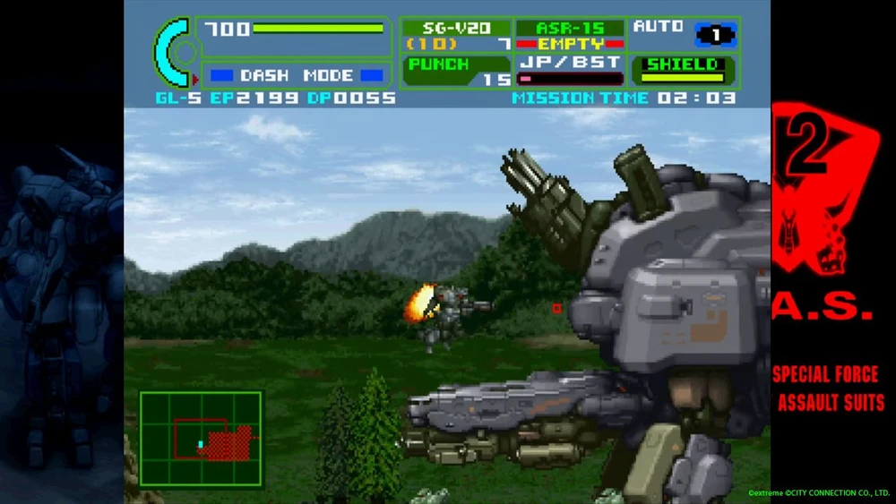 Clear River Games „Assault Suit Leynos 2 Saturn Tribute“ – „PlayStation 5“