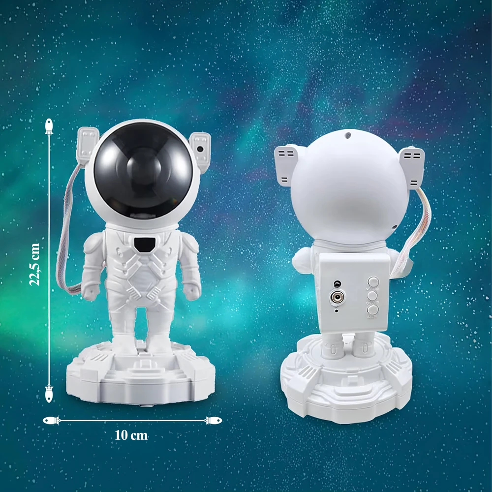 Kepurė Astronauto žvaigždžių projektoriaus naktinė lempa, vaikų projektoriaus erdvės nuotolinio valdymo pultas