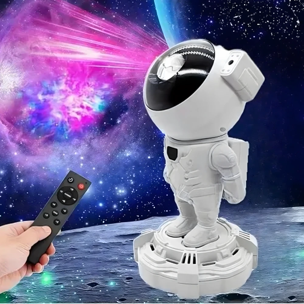 Kepurė Astronauto žvaigždžių projektoriaus naktinė lempa, vaikų projektoriaus erdvės nuotolinio valdymo pultas