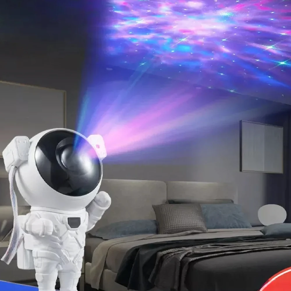 Kepurė Astronauto žvaigždžių projektoriaus naktinė lempa, vaikų projektoriaus erdvės nuotolinio valdymo pultas