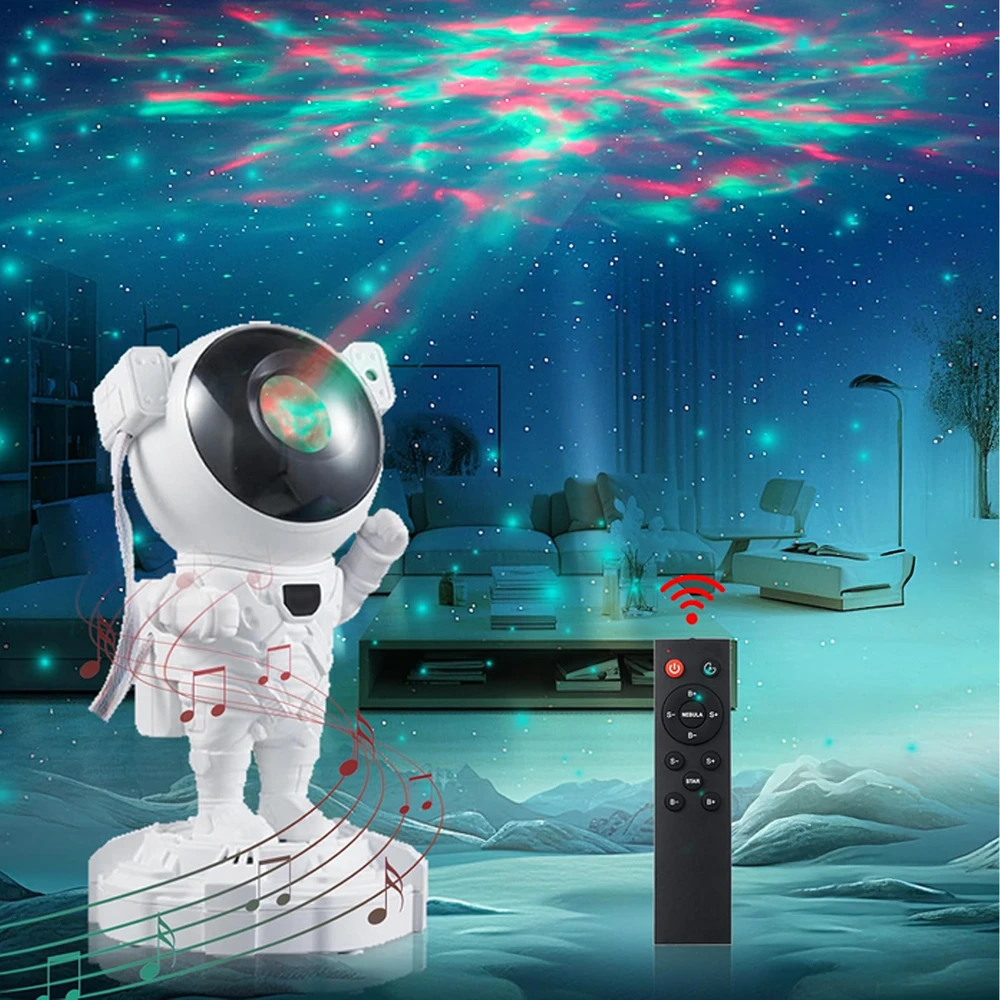 Kepurė Astronauto žvaigždžių projektoriaus naktinė lempa, vaikų projektoriaus erdvės nuotolinio valdymo pultas