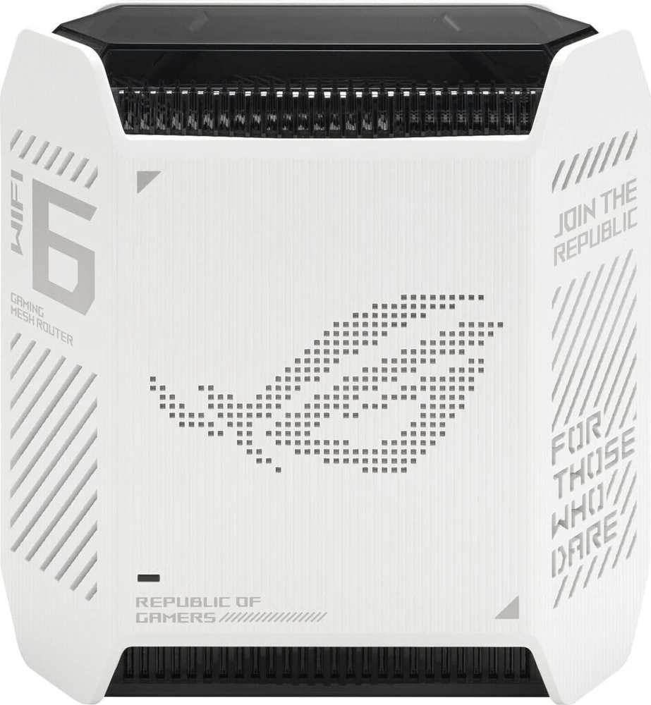 Maršrutizatorius ASUS ROG Rapture GT6/Gaming Mesh System/WiFi 6, baltos spalvos