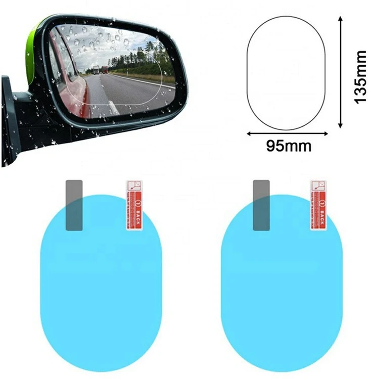ATL Automobilio veidrodėlių apsauginė plėvelė ANTI-FOG, 135x95 mm, 2 vnt.