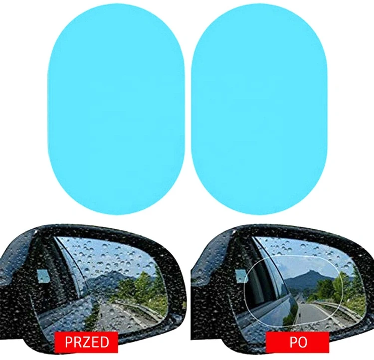 ATL Automobilio veidrodėlių apsauginė plėvelė ANTI-FOG, 135x95 mm, 2 vnt.