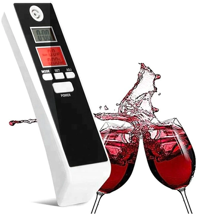 Alkotesteris su termometru AL5