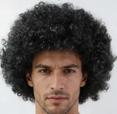 ATL BQ3L Peruka juoda afro