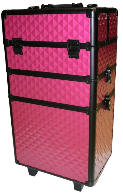 ATL Kosmetikos dėklas ant ratų su aliuminiu 94x35,5x25 cm