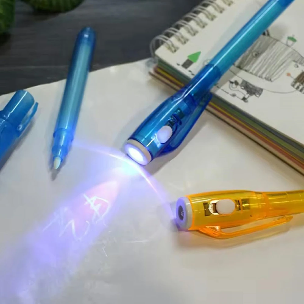 ATL Šnipinėjimo rašiklis su UV LED lempute, 13 cm