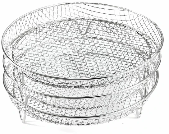 DA359 Kepimo stovas karšto oro gruzdintuvei su 3 padėklais, 20 cm