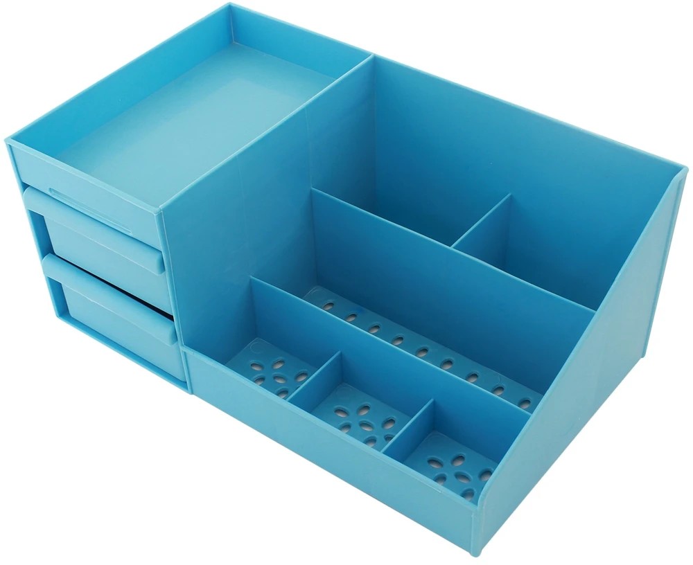 Da59 Stalinis organizatorius su dviem stalčiais, 27x11,5x16 cm