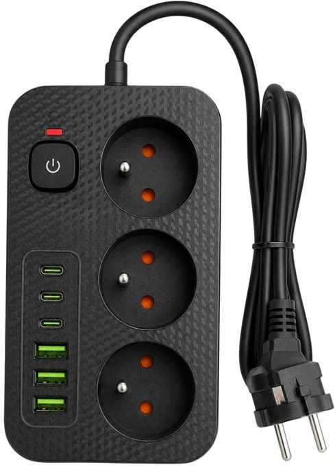 ATL DA714B Ilginamasis laidas 3m 6xUSB