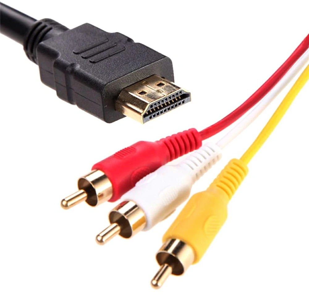 ATL HDMI į VGA + Audio 3x Chinch RCA laidas