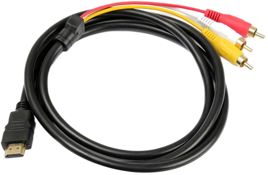 ATL HDMI į VGA + Audio 3x Chinch RCA laidas