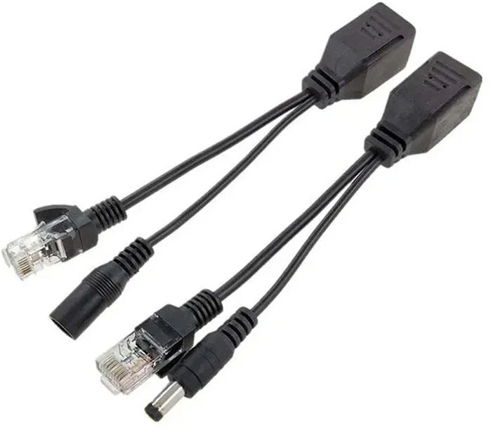 ATL PoE Adapterių Rinkinys RJ45 ir DC 2.1/5.5