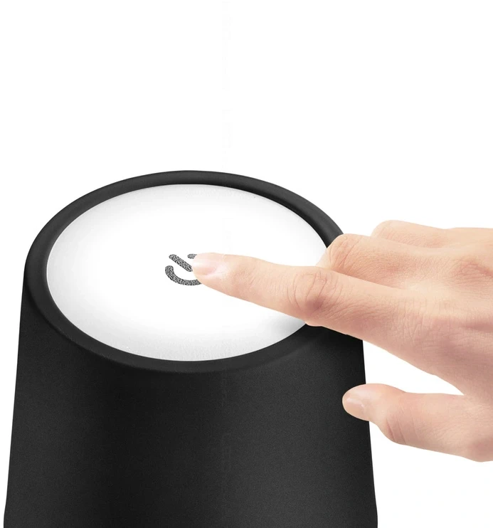 ATL ZD173A Bezprzewodowa nocna lampka biurkowa juoda