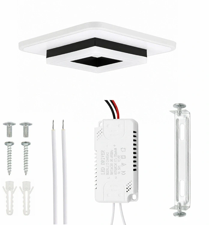 ATL ZD213 LED lubinis šviestuvas, juodas