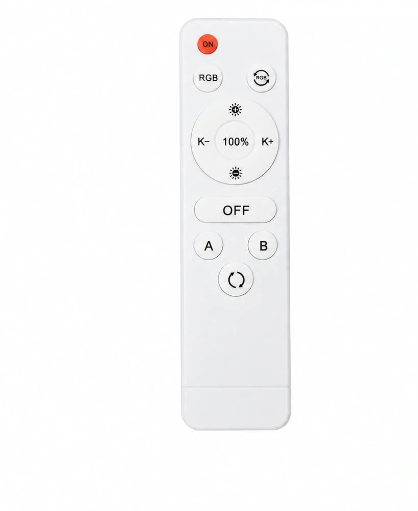 ATL ZD214A LED lubinis šviestuvas RGB juodas + pultelis + programėlė