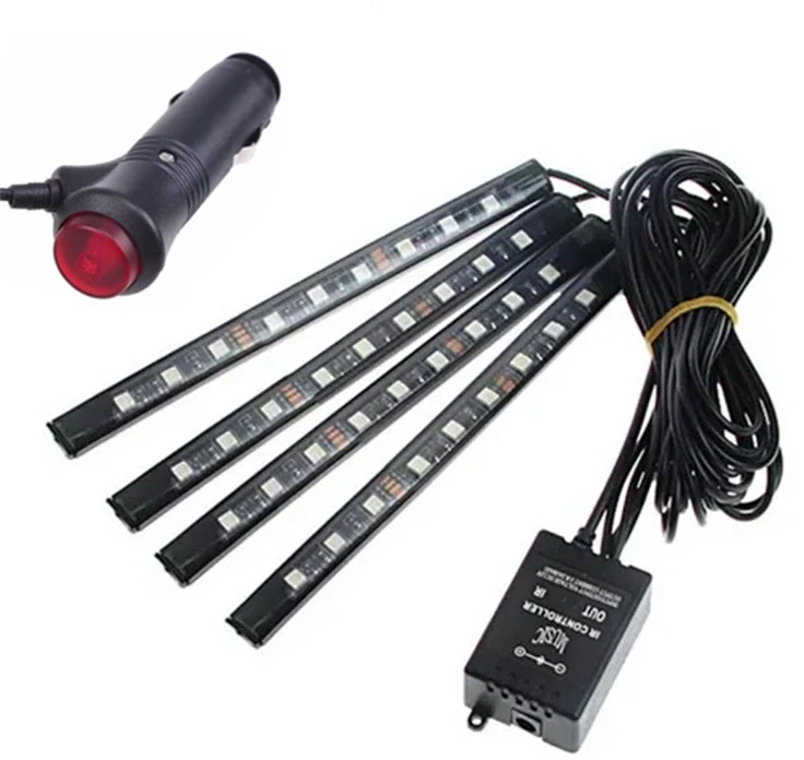 ATL Automobilio vidaus apšvietimo LED rinkinys ZD65A 4x9 RGB