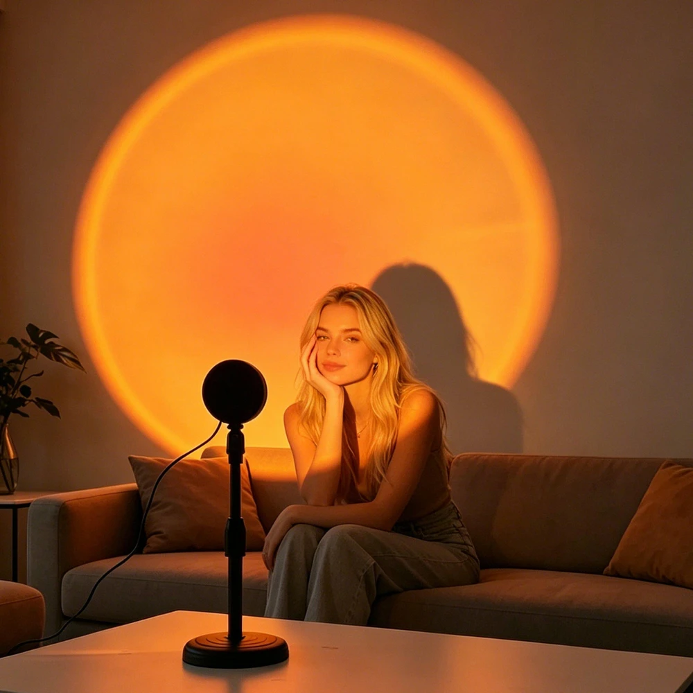 ATL ZD67G Lampa projektorius zachodu słońca +
