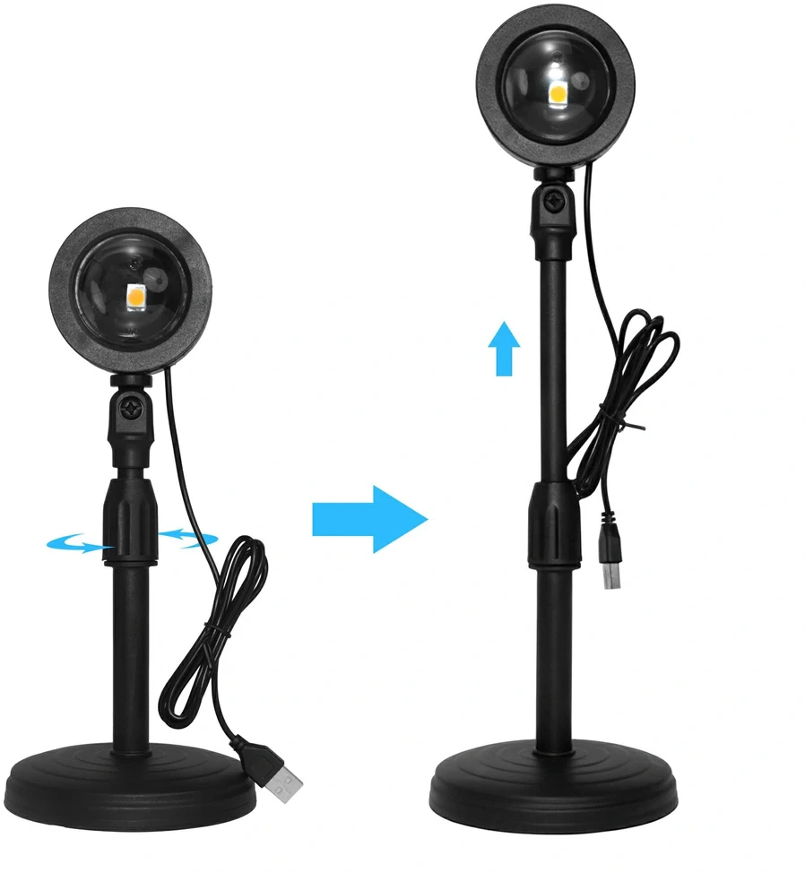 ATL ZD67G Lampa projektorius zachodu słońca +