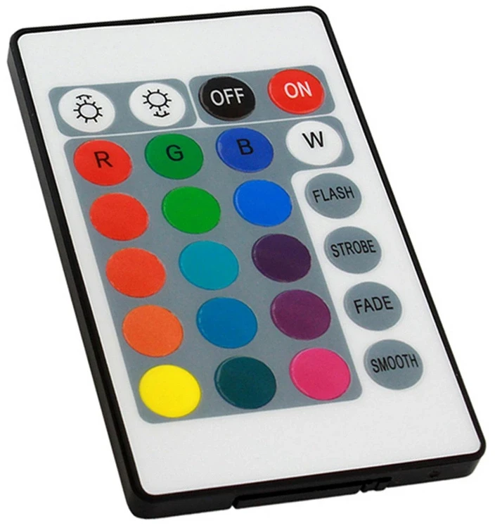 ATL LED lemputė RGB E27 su nuotolinio valdymo pultu, 3W