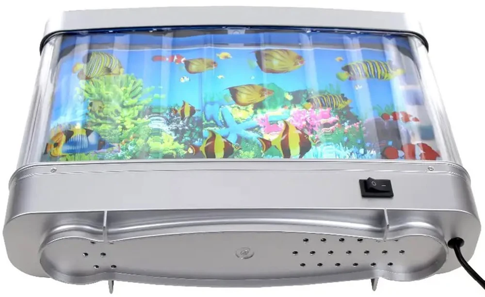Dekoratyvinė LED naktinė lemputė, akvariumo imitacija ZD99