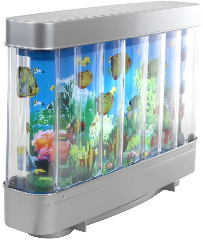 Dekoratyvinė LED naktinė lemputė, akvariumo imitacija ZD99