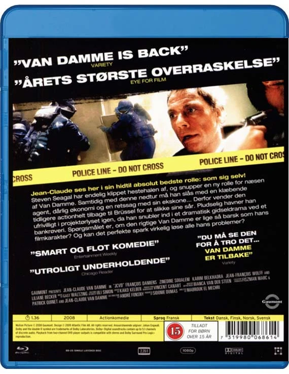 ATLANTIC FILM DK JCVD – JEAN CLAUDE VAN DAMME (Blu-Ray)