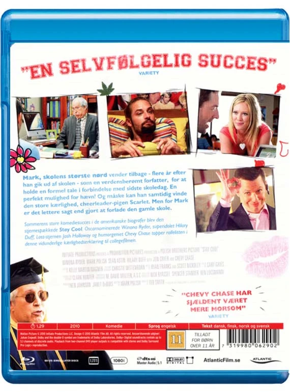 ATLANTIC FILM DK „Stay Cool“ – Atgal į mokyklą (Blu-ray) „Chevy Chase“