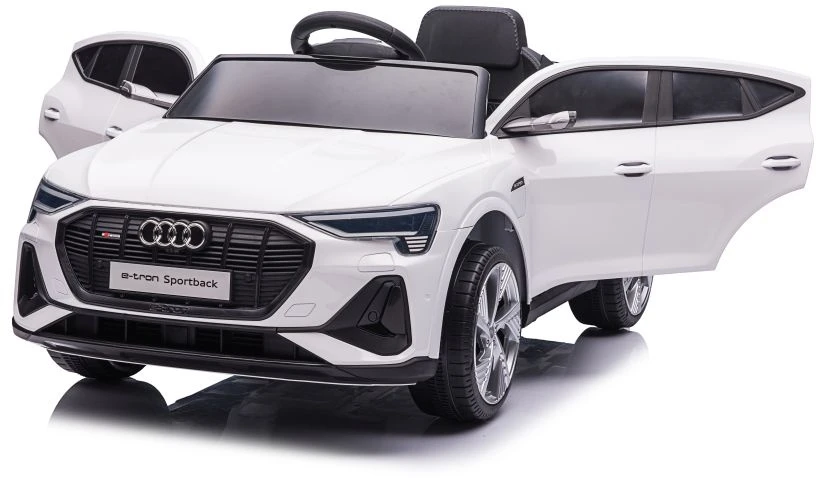 Lean Cars Baltas Audi E-Tron QLS-6688 elektrinis automobilis