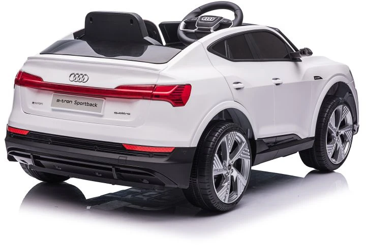 Lean Cars Baltas Audi E-Tron QLS-6688 elektrinis automobilis