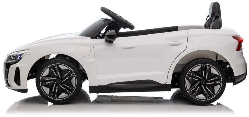 Lean Cars Vienvietis akumuliatorinis automobilis Audi E- Tron GT, baltas