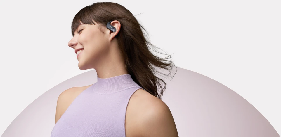 Ausinės Shokz OpenFit Air, Juodos spalvos