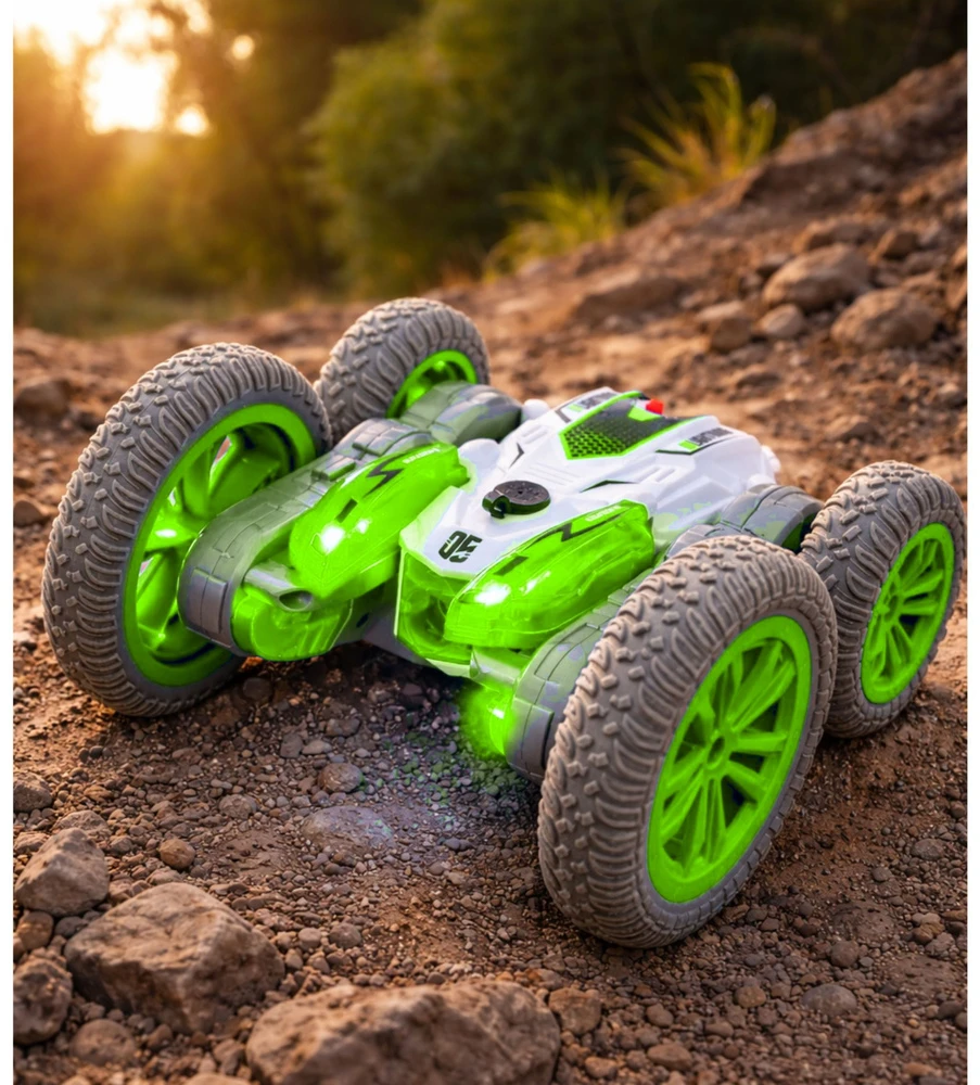 Autko Nuotoliniu būdu valdomas triukų automobilis 14 x 12 x 8.5 cm