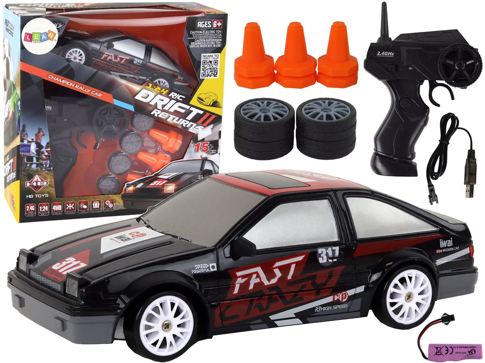 Lean Toys Nuotoliniu būdu valdomas sportinis automobilis