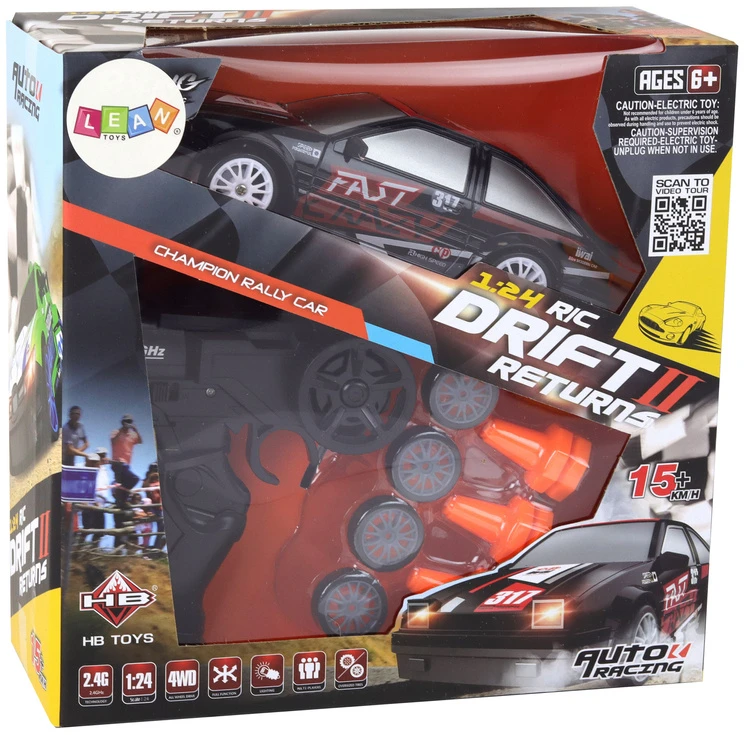 Lean Toys Nuotoliniu būdu valdomas sportinis automobilis