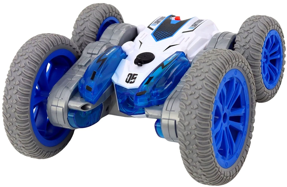 Lean Toys Nuotoliniu būdu valdomas triukų automobilis su šviesos efektais