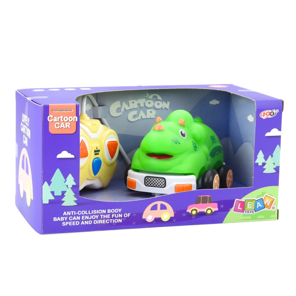 Lean Toys Nuotolinio Valdymo Dinozauras Automobilis Vaikams