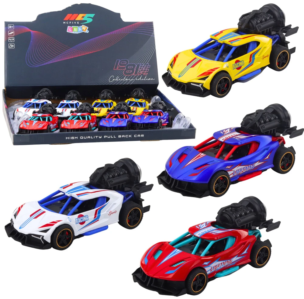 Lean Toys Sportinis automobilis su šviesomis, garsais ir dūmų efektu 1:36
