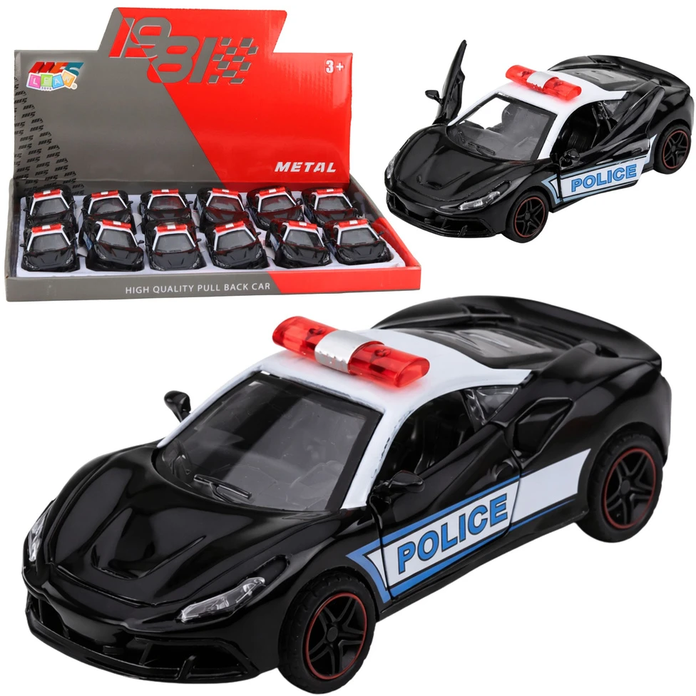 Lean Toys Policijos automobilis 1:43
